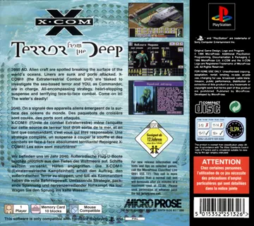 X-COM - Terror from the Deep (EU) box cover back